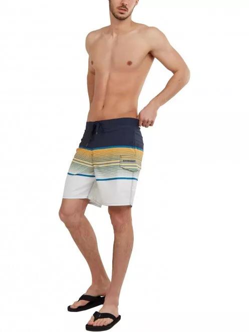 sort de plaja pt. barbati Fundango Salimu Boardshort galben 5