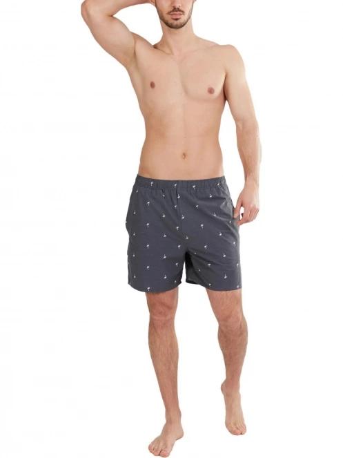 boardshort pt. barbati Fundango Bono Print Boardshort albastru inchis 4