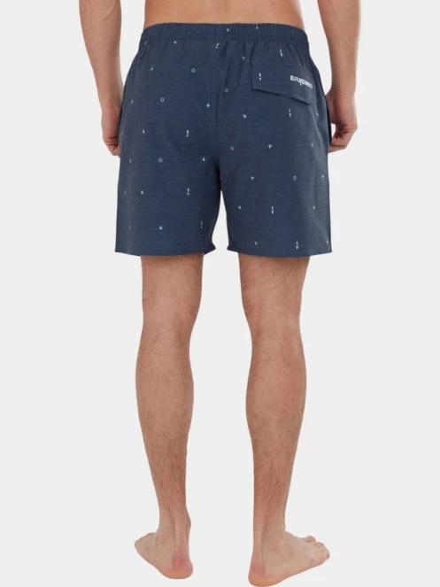 boardshort pt. barbati Fundango Bono Print Boardshorts albastru inchis 3