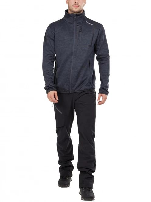 pantaloni de drumetie pt. barbati Fundango Rob Softshell Pants negru 4