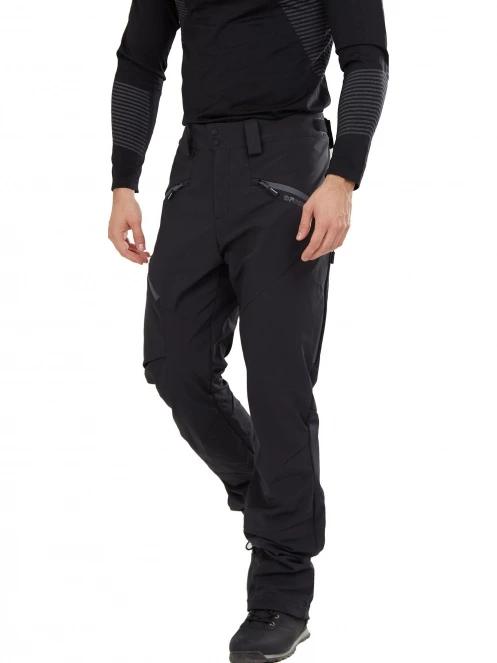pantaloni de drumetie pt. barbati Fundango Rob Softshell Pants negru 5