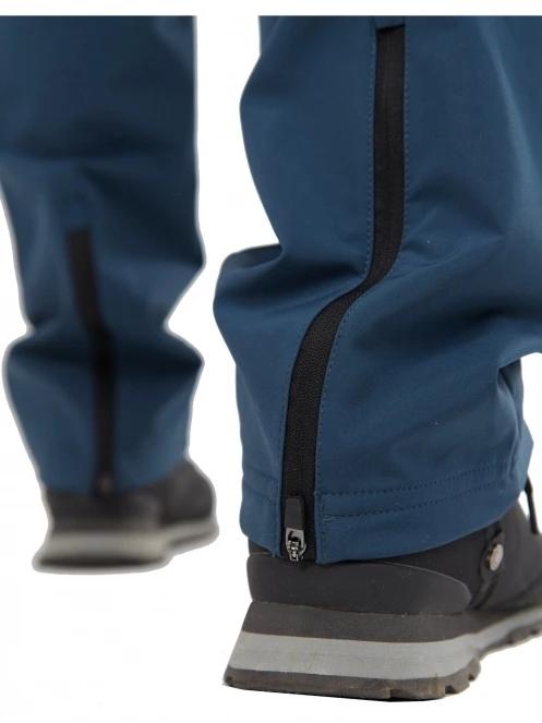 pantaloni de drumetie pt. barbati Fundango Akira Softshell Pants albastru 9