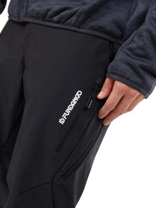 pantaloni de drumetie pt. barbati Fundango Akira Softshell Pants negru 6