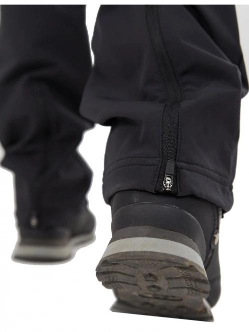 pantaloni de drumetie pt. barbati Fundango Akira Softshell Pants negru 7