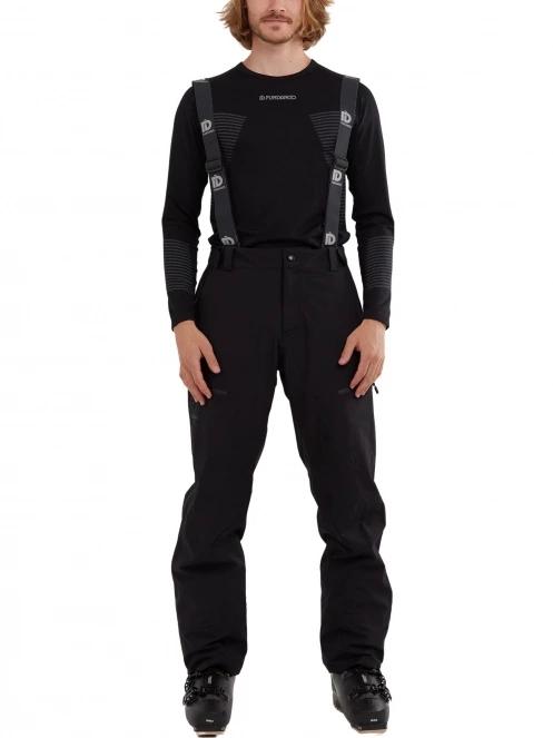pantaloni de schi pt. barbati Fundango Mugo Fullzip Pants negru 2