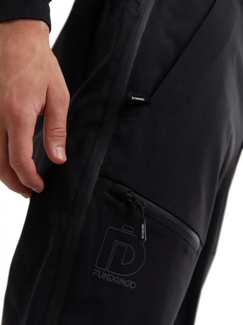 pantaloni de schi pt. barbati Fundango Mugo Fullzip Pants negru 10