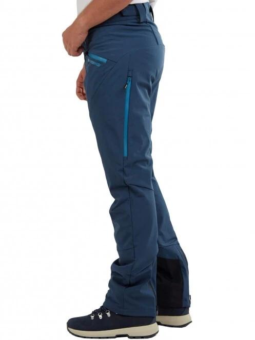 pantaloni de drumetie pt. barbati Fundango Rob Softshell Pant albastru 4