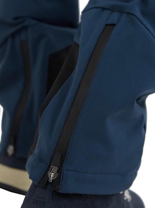 pantaloni de drumetie pt. barbati Fundango Rob Softshell Pant albastru 7