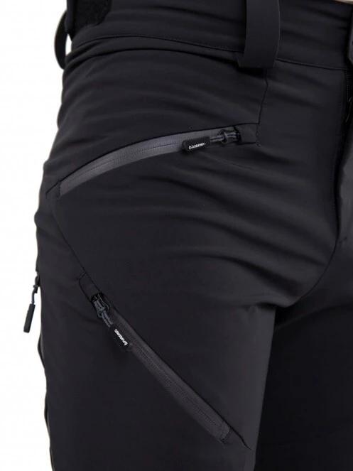 pantaloni de drumetie pt. barbati Fundango Rob Softshell Pant negru 5