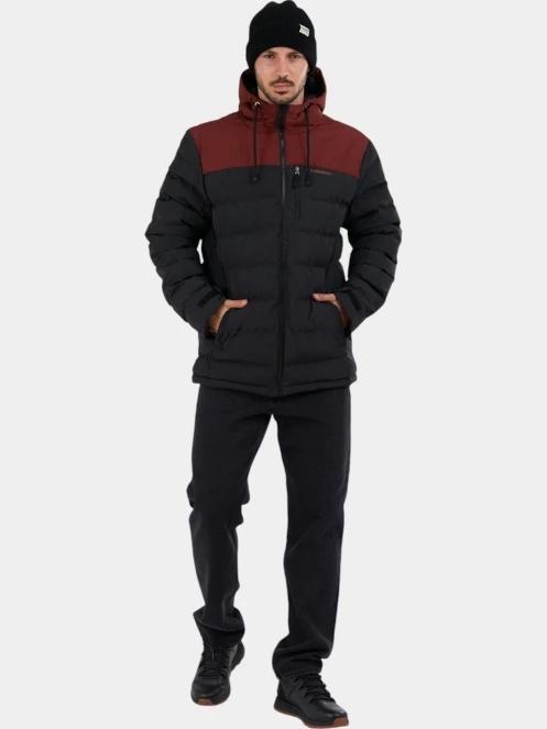geaca matlasata de tranzitie pt. barbati Fundango Passat Padded Jacket rosu 4