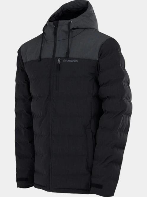 geaca matlasata de tranzitie pt. barbati Fundango Passat Padded Jacket negru 9