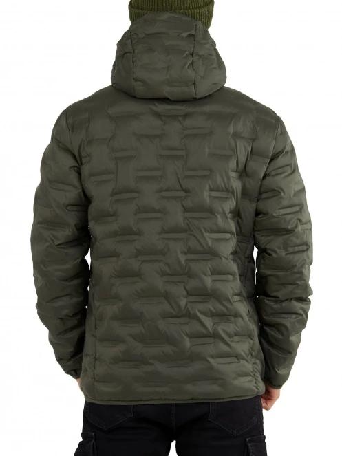 jacheta de strada pt. barbati Fundango Smoke Hooded Jacket oliv 3