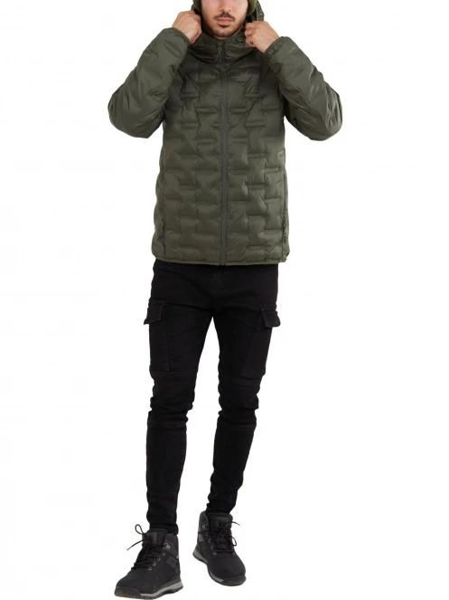 jacheta de strada pt. barbati Fundango Smoke Hooded Jacket oliv 4