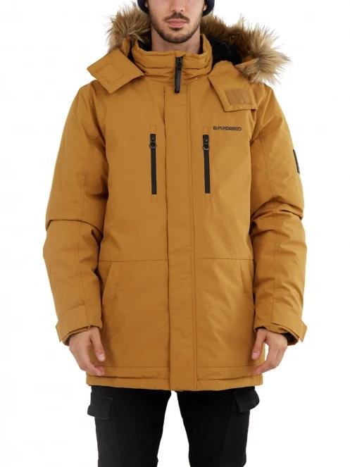 jacheta de iarna pt. barbati Fundango Spirit Parka Jacket maro 2