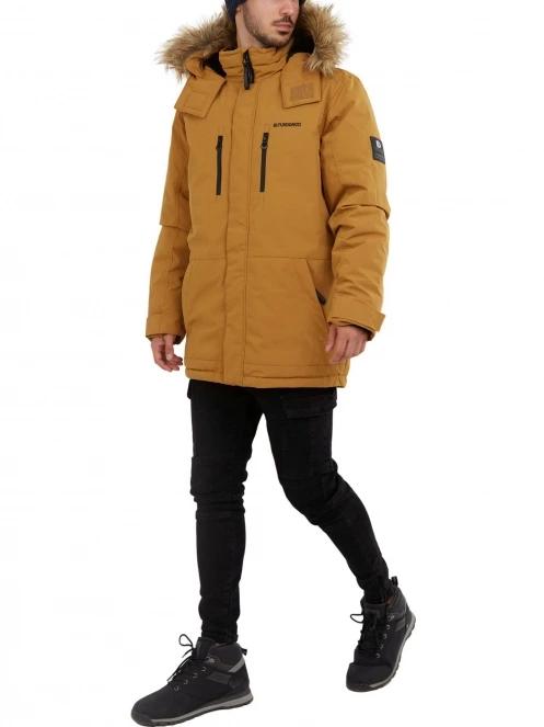 jacheta de iarna pt. barbati Fundango Spirit Parka Jacket maro 4