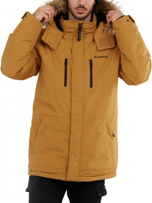 jacheta de iarna pt. barbati Fundango Spirit Parka Jacket maro 5
