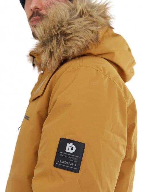 jacheta de iarna pt. barbati Fundango Spirit Parka Jacket maro 6