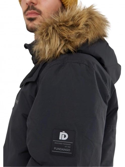 jacheta de iarna pt. barbati Fundango Spirit Parka Jacket negru 7