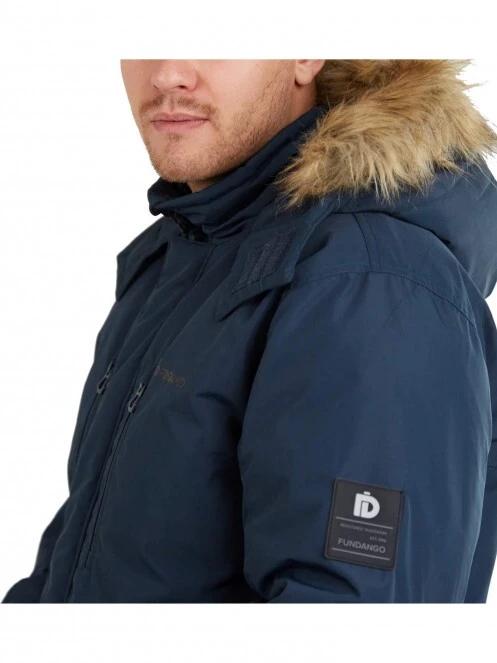 jacheta de iarna pt. barbati Fundango Spirit Parka Jacket albastru inchis 4