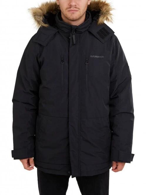 jacheta de iarna pt. barbati Fundango Spirit Parka Jacket negru 2