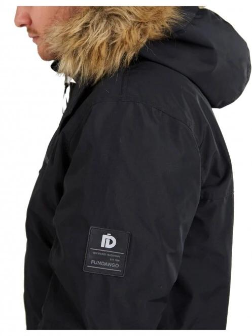 jacheta de iarna pt. barbati Fundango Spirit Parka Jacket negru 4