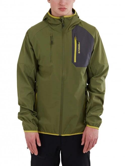 jacheta softshell pt. barbati Fundango Alloy Hooded Softshell oliv 2