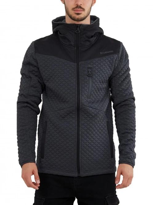 pulover polar pt. barbati Fundango Ashford Insulated Fleece Jacket negru 2