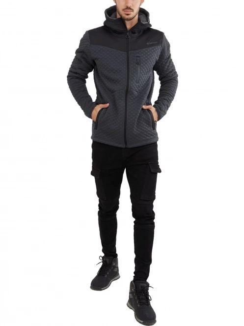 pulover polar pt. barbati Fundango Ashford Insulated Fleece Jacket negru 3