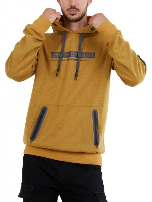 pulover pt. barbati Fundango Force Tech Pullover maro 5