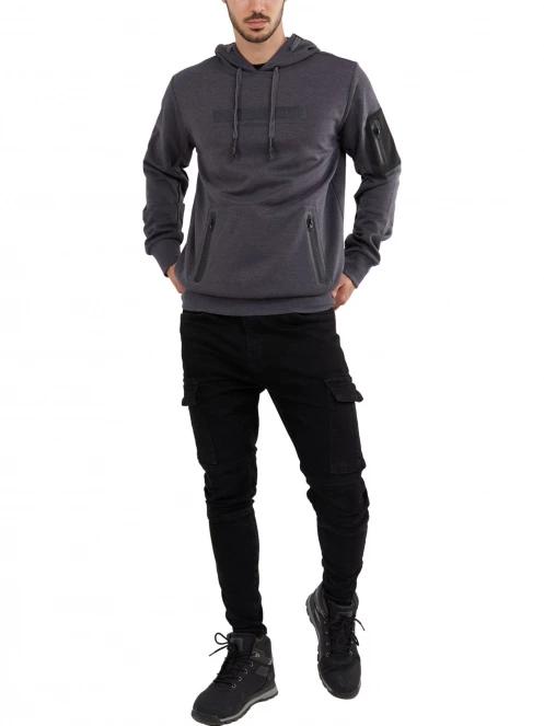 pulover pt. barbati Fundango Force Tech Pullover gri 4