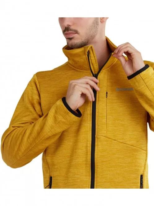 pulover polar pt. barbati Fundango Jefferson Fleece Jacket galben 4