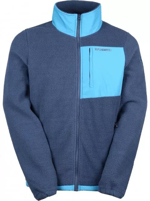 pulover polar pt. barbati Fundango Haven Hybrid Jacket albastru 5