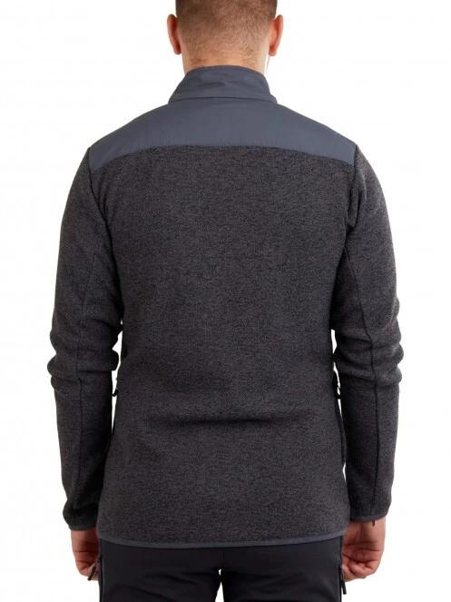 pulover polar pt. barbati Fundango FLAME Hybrid jacket gri 3