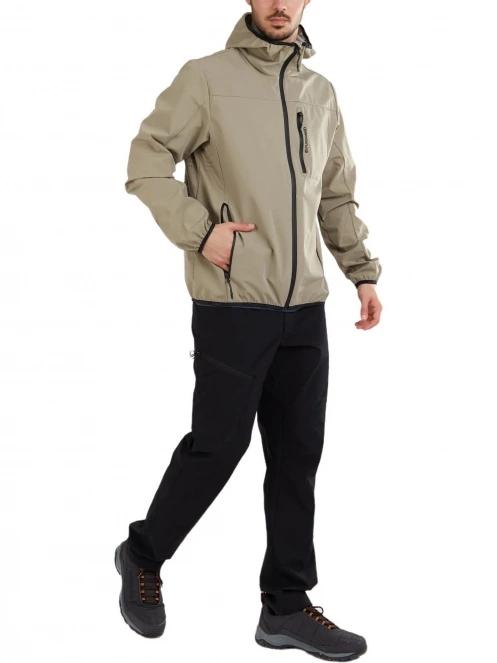 jacheta softshell pt. barbati Fundango Alloy Hooded Softshell nisip 4
