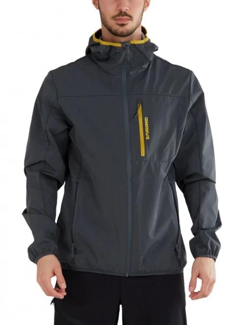 jacheta softshell pt. barbati Fundango Alloy Hooded Softshell gri 2