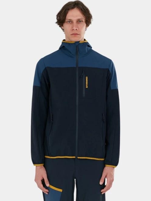 jacheta softshell pt. barbati Fundango Alloy Hooded Softshell albastru inchis 2