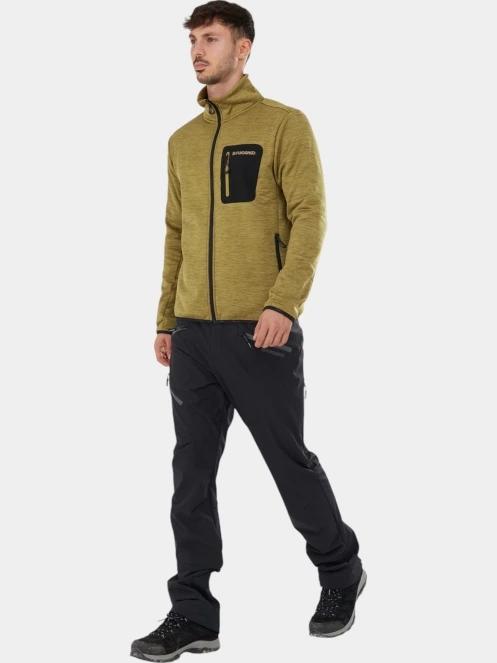 pulover polar pt. barbati Fundango Jefferson Fleece Jacket verde 4