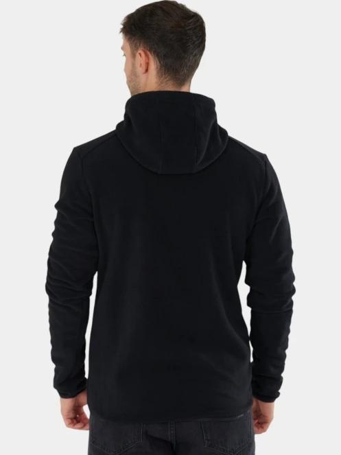pulover polar pt. barbati Fundango Nestor Fleece Jacket negru 3