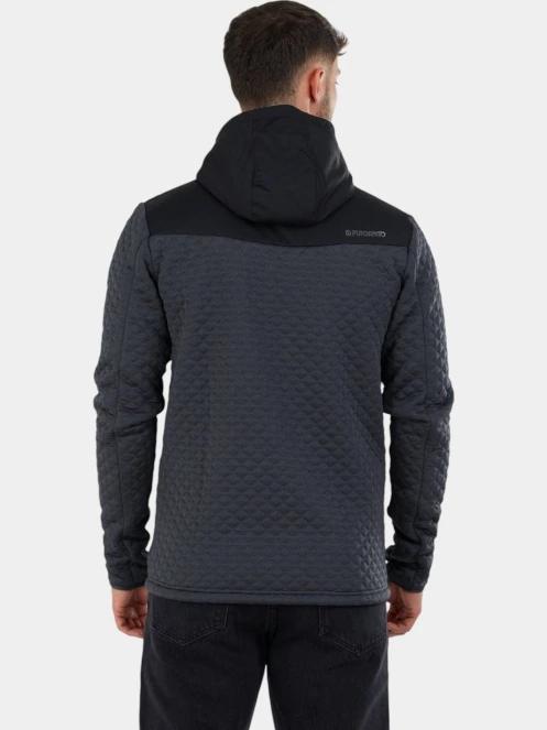 pulover polar pt. barbati Fundango Ashford Insulated Fleece Jacket gri 3