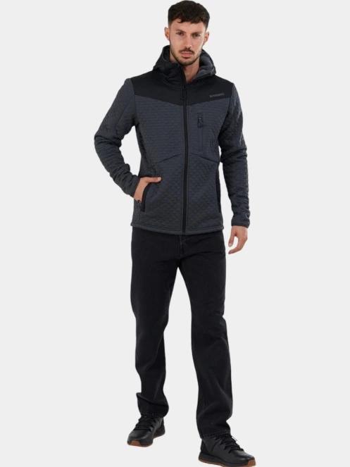 pulover polar pt. barbati Fundango Ashford Insulated Fleece Jacket gri 4