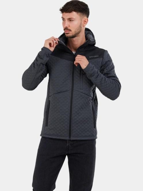 pulover polar pt. barbati Fundango Ashford Insulated Fleece Jacket gri 5