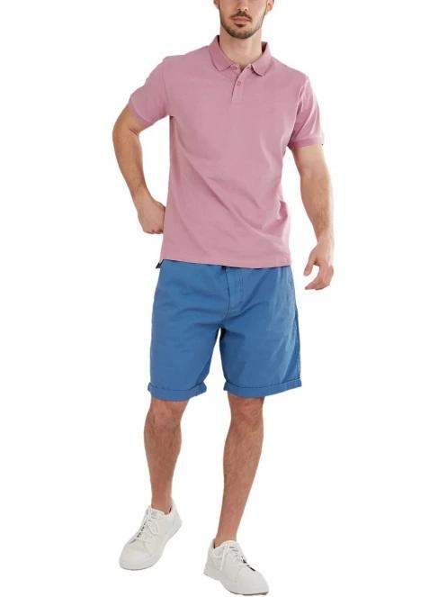 tricou cu guler pt. barbati Fundango Incognito Mono Poloshirt violet 4