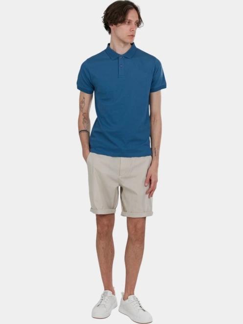tricou cu guler pt. barbati Fundango Incognito Mono Poloshirt albastru 4