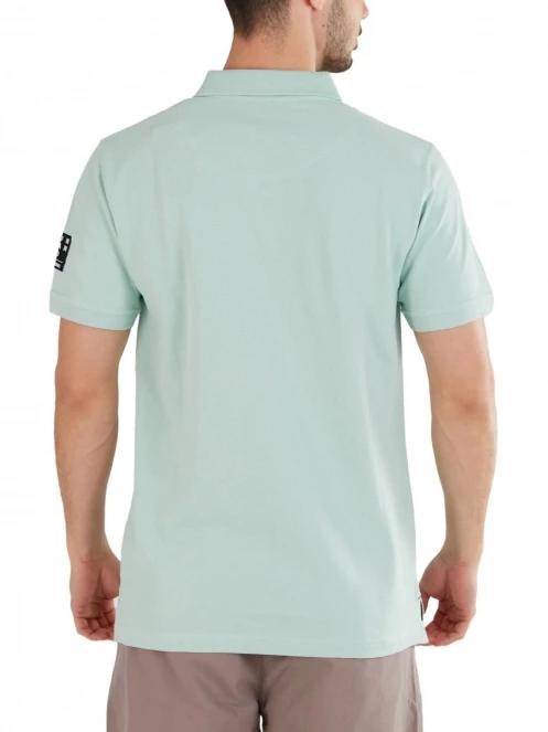 tricou cu guler pt. barbati Fundango Molton Poloshirt albastru deschis 3