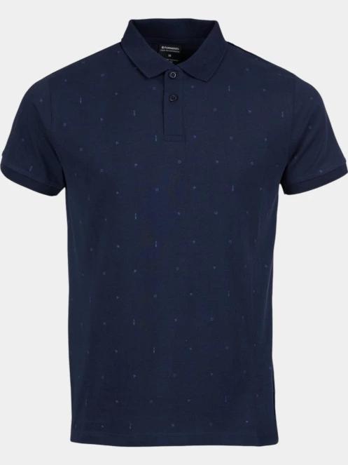 tricou cu guler pt. barbati Fundango Icon Poloshirt albastru inchis 7