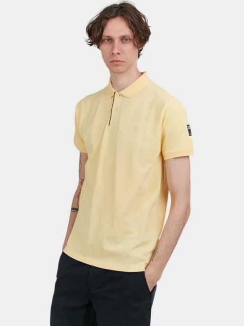 tricou cu guler pt. barbati Fundango Insignia Poloshirt galben 2