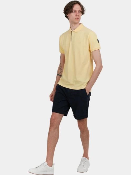 tricou cu guler pt. barbati Fundango Insignia Poloshirt galben 4