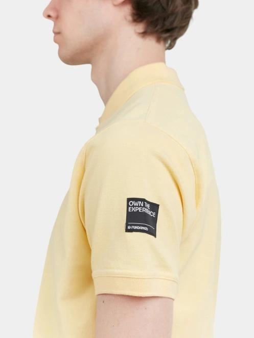 tricou cu guler pt. barbati Fundango Insignia Poloshirt galben 6