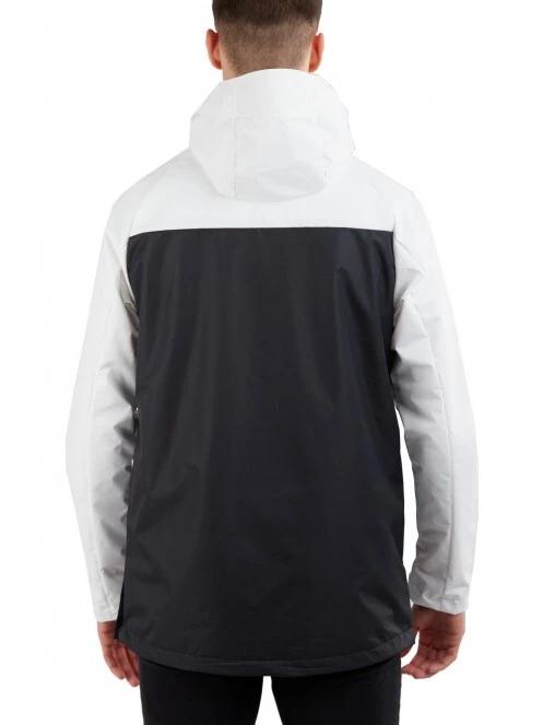 haine de ploaie pt. barbati Fundango Salmo Logo Anorak alb 3