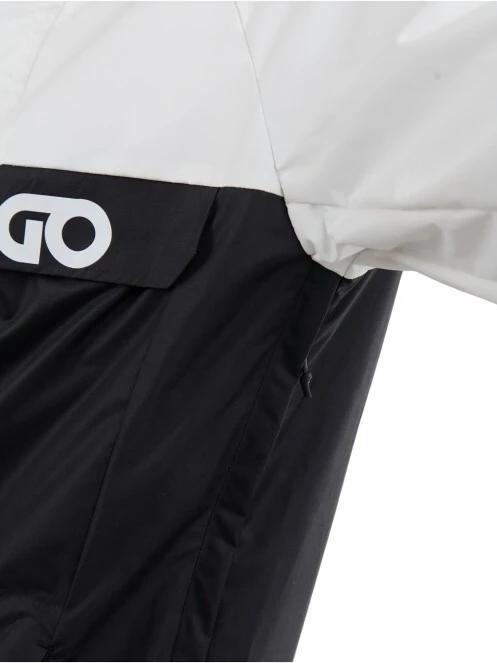 haine de ploaie pt. barbati Fundango Salmo Logo Anorak alb 6